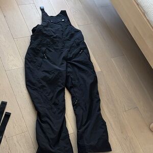 The North Face Women's Black bib snow pants